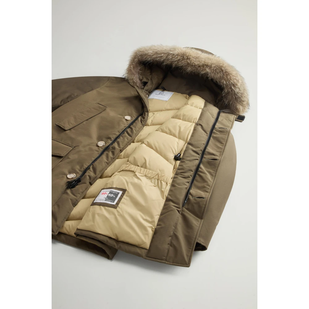 Woolrich Arctic Parka met Bontinzet Green Heren