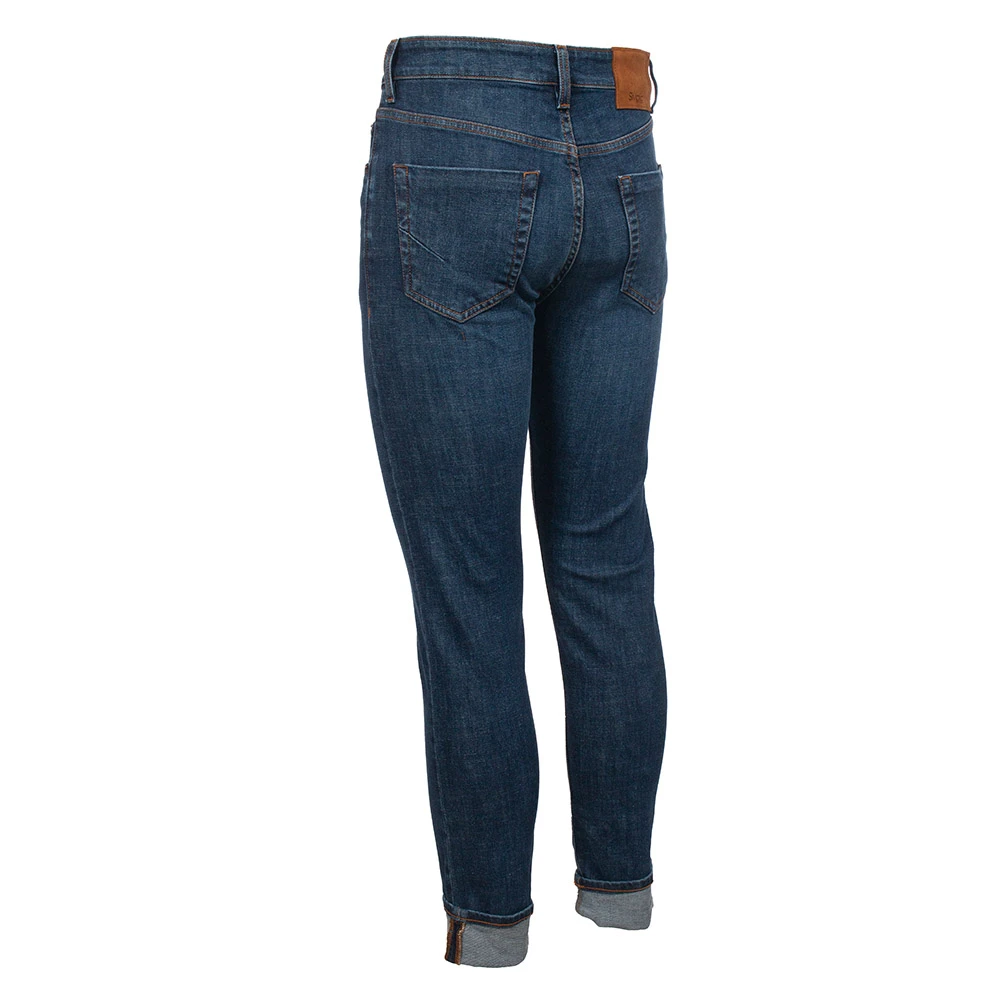 Siviglia Hoge taille katoenen palazzo broek Blue Heren