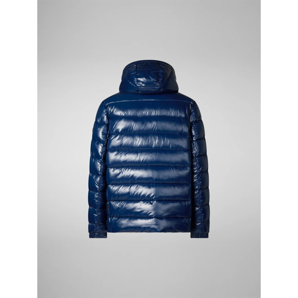 Save The Duck Gewatteerde jas met capuchon Blue Heren