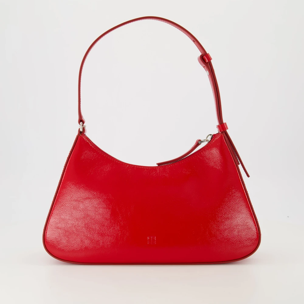 Givenchy Lucky Lock Glanzende Leren Tas Red Dames