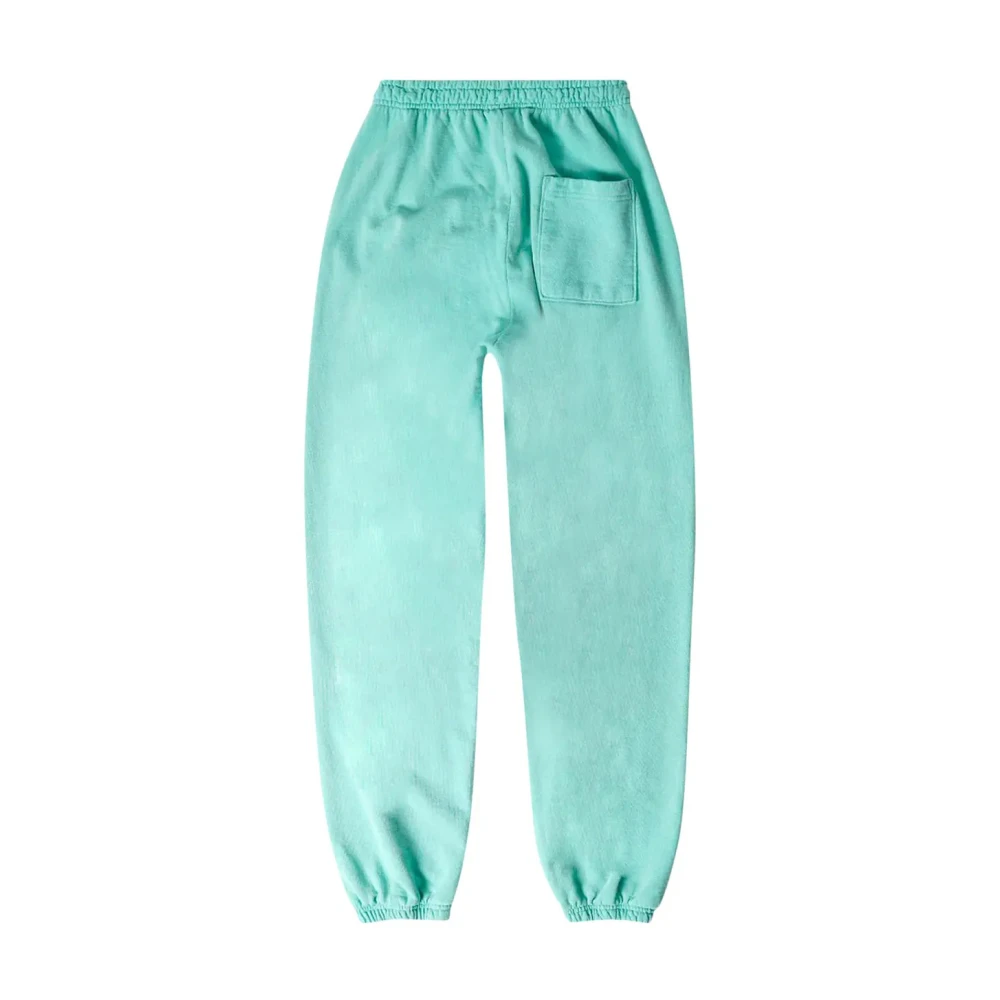 Sporty & Rich Casual Katoenen Broek Blue Heren
