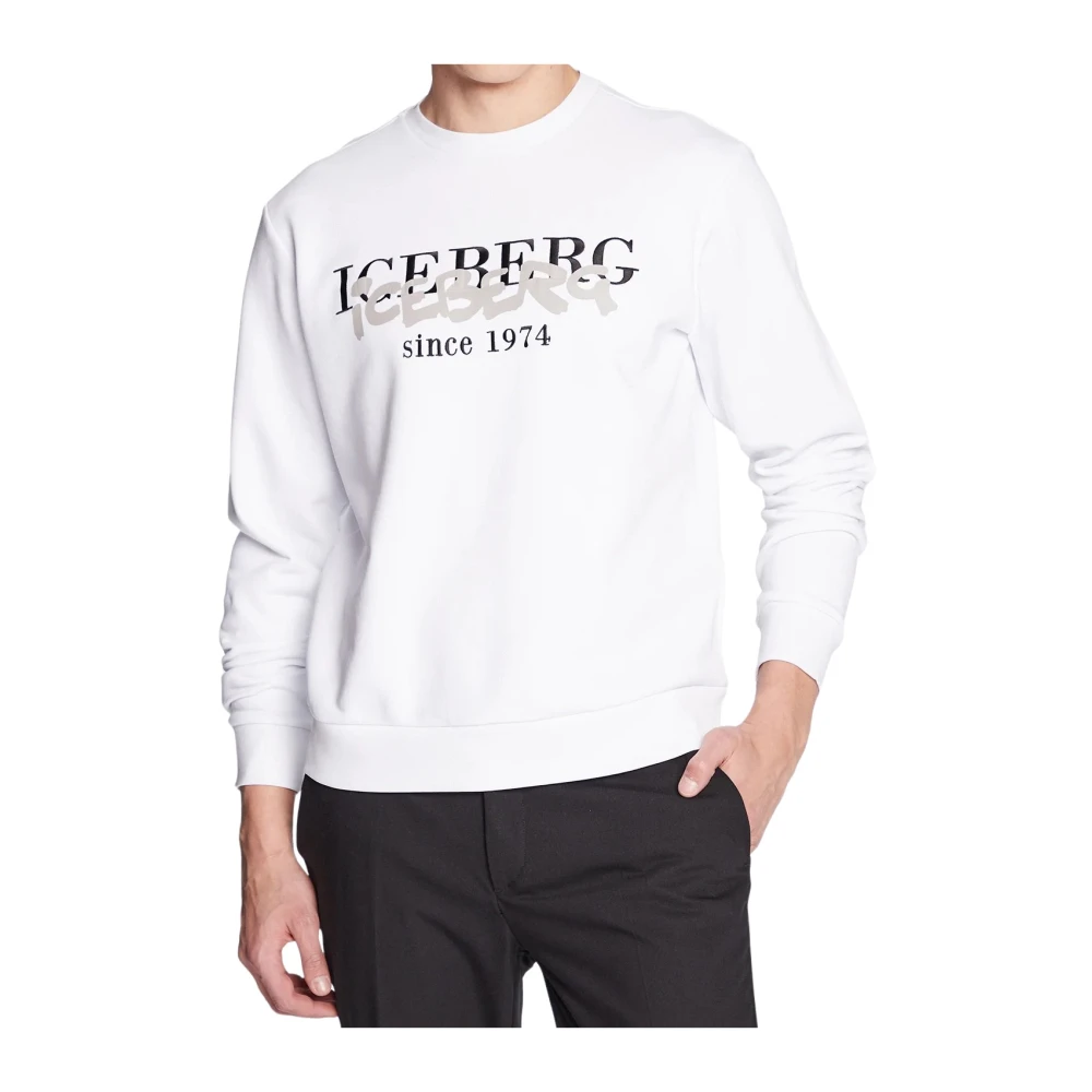 Iceberg Men's White Felpa