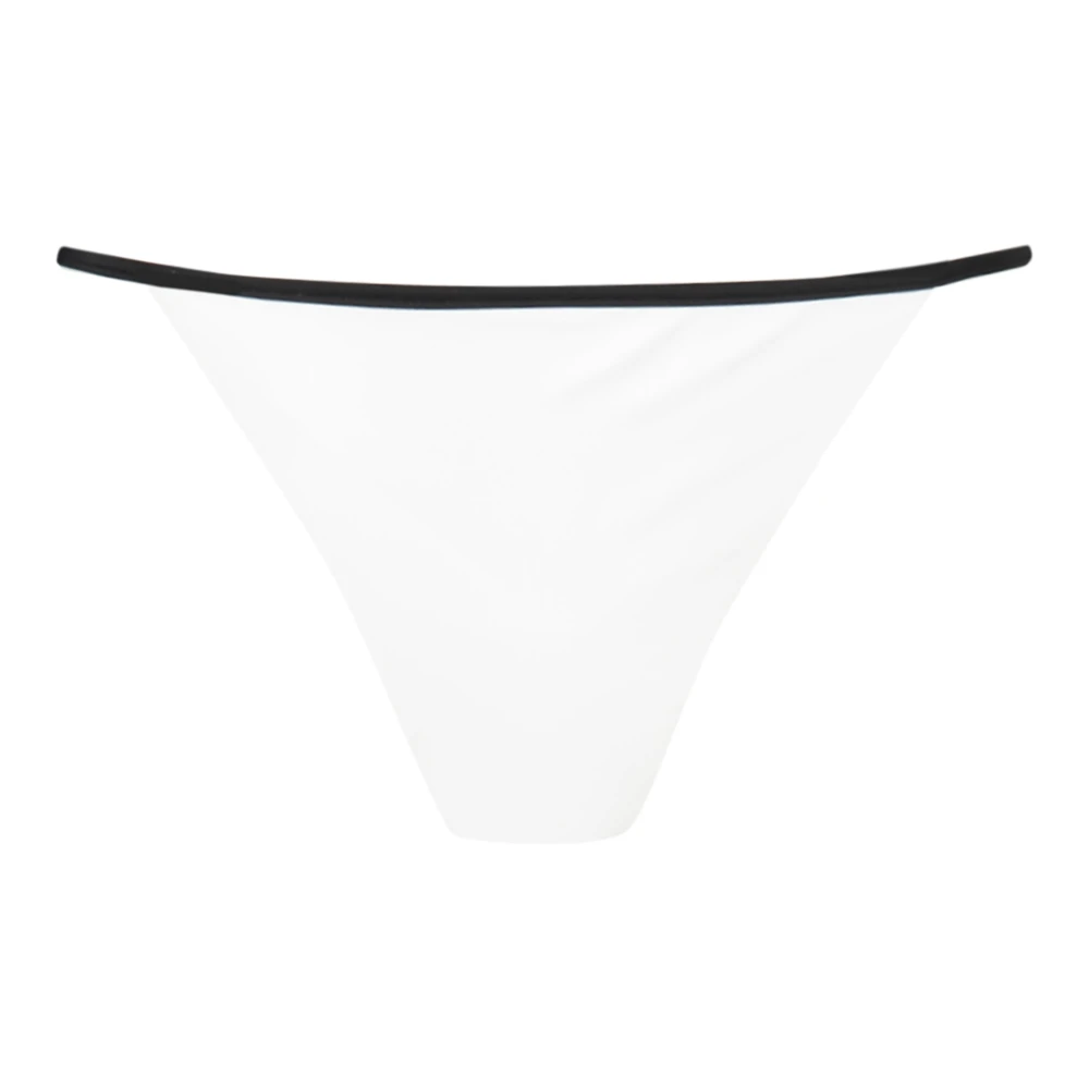 Iceberg Contrasterende trim hipster bikini White Dames