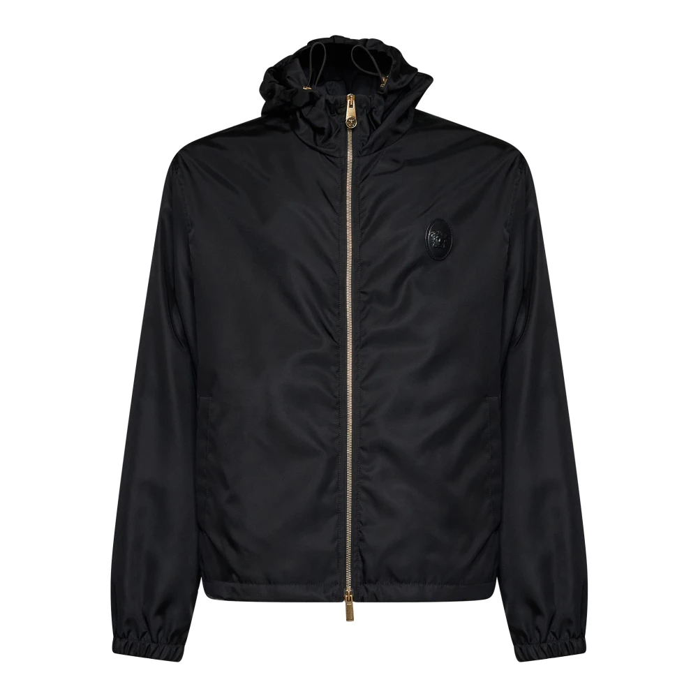 Versace , Herren, Jacken, Schwarzk, L