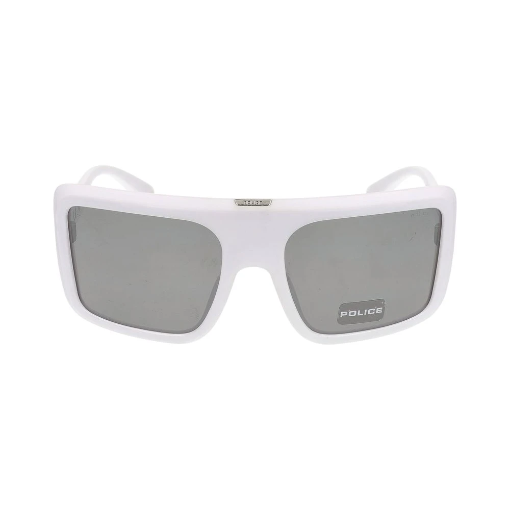 Police Unisex White Sunglasses, 61 Mm, Stylish Eyeglasses Splf62 04Aw