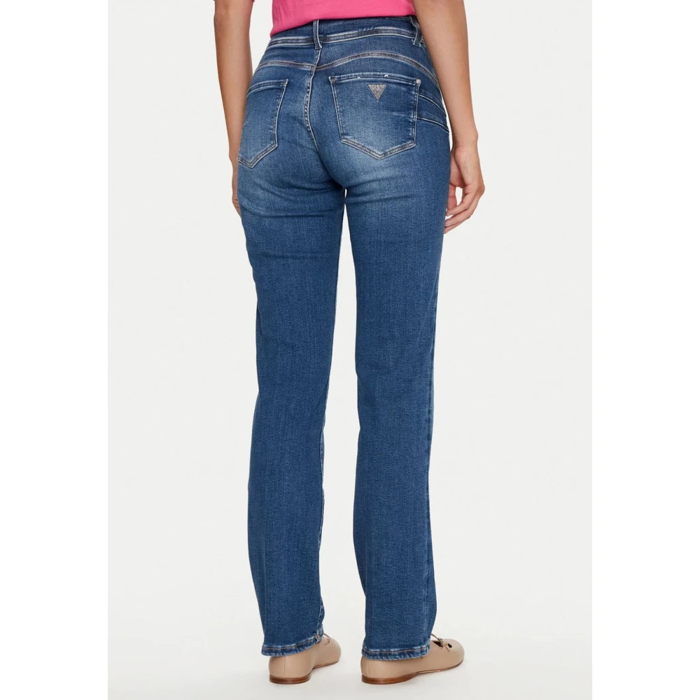 Guess Dames Logo Jeans Blue Dames