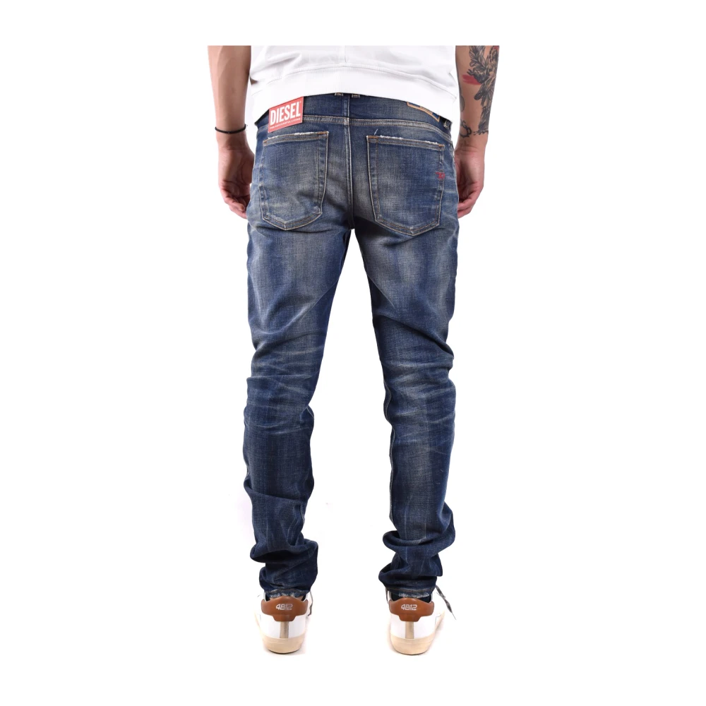 Diesel Heren Jeans Denim Ss24 Blue Heren