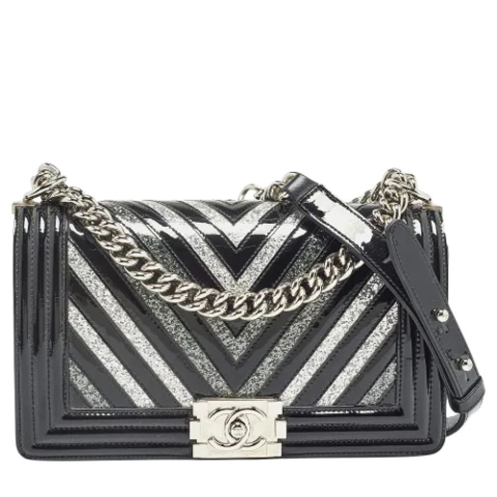 Chanel Vintage Pre-owned Leather chanel-bags Black Dames