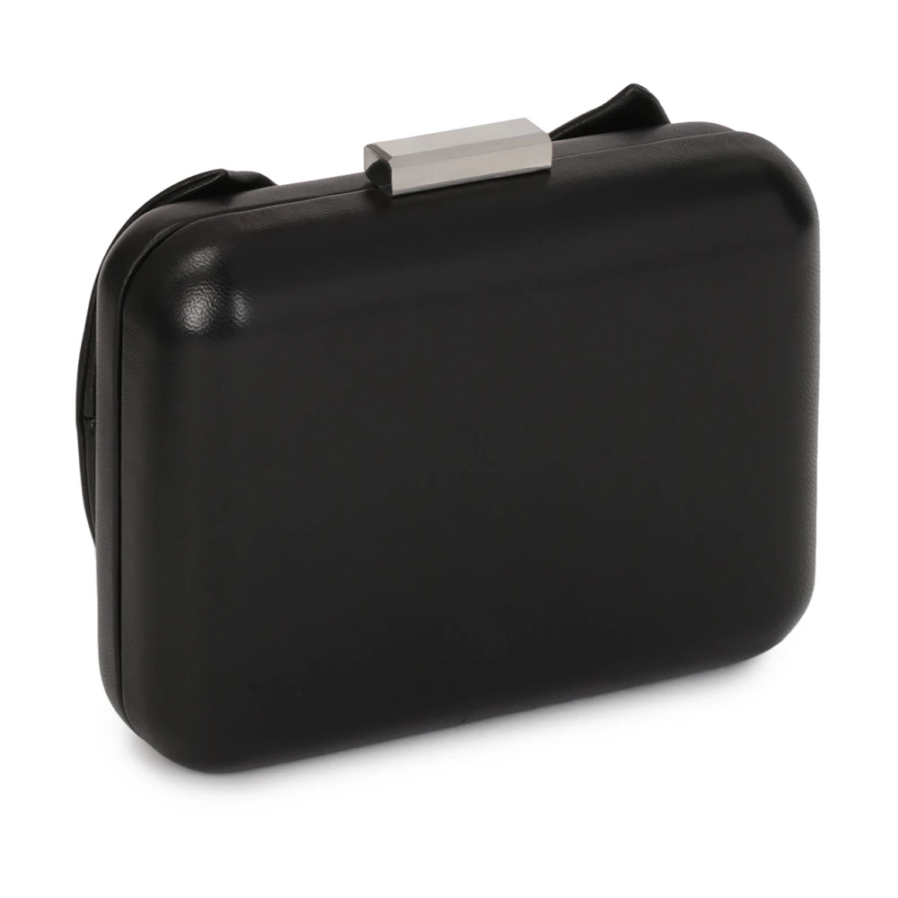 Kazar Kleine zwarte clutch tas met versiering Black Dames