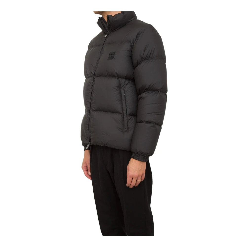 Emporio Armani Zwarte Donsjas Wintermode Black Heren