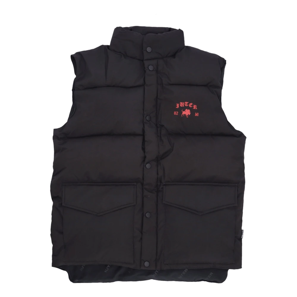 Iuter Zwarte Puff Vest Dogo Breed Black Heren