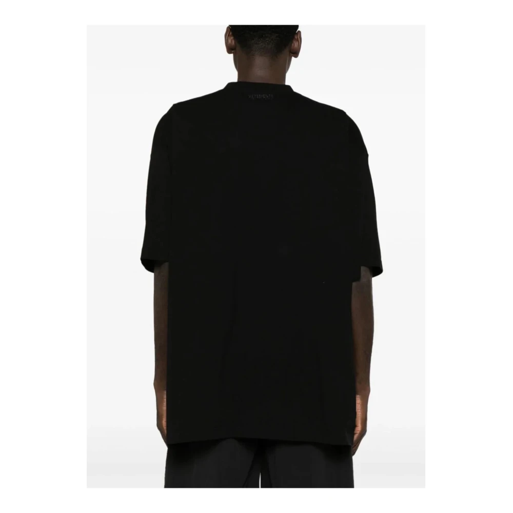 Vetements Beperkte Oplage Logo T-Shirt Black Heren