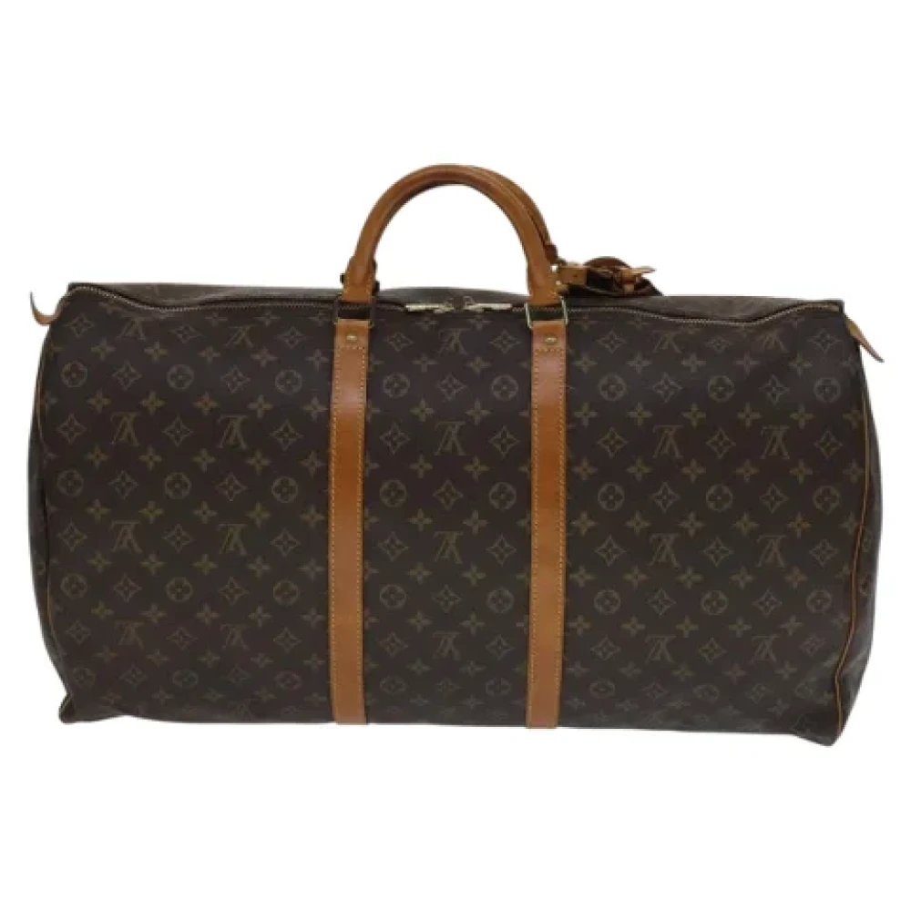 Louis Vuitton Vintage Pre-owned Canvas travel-bags Brown Dames