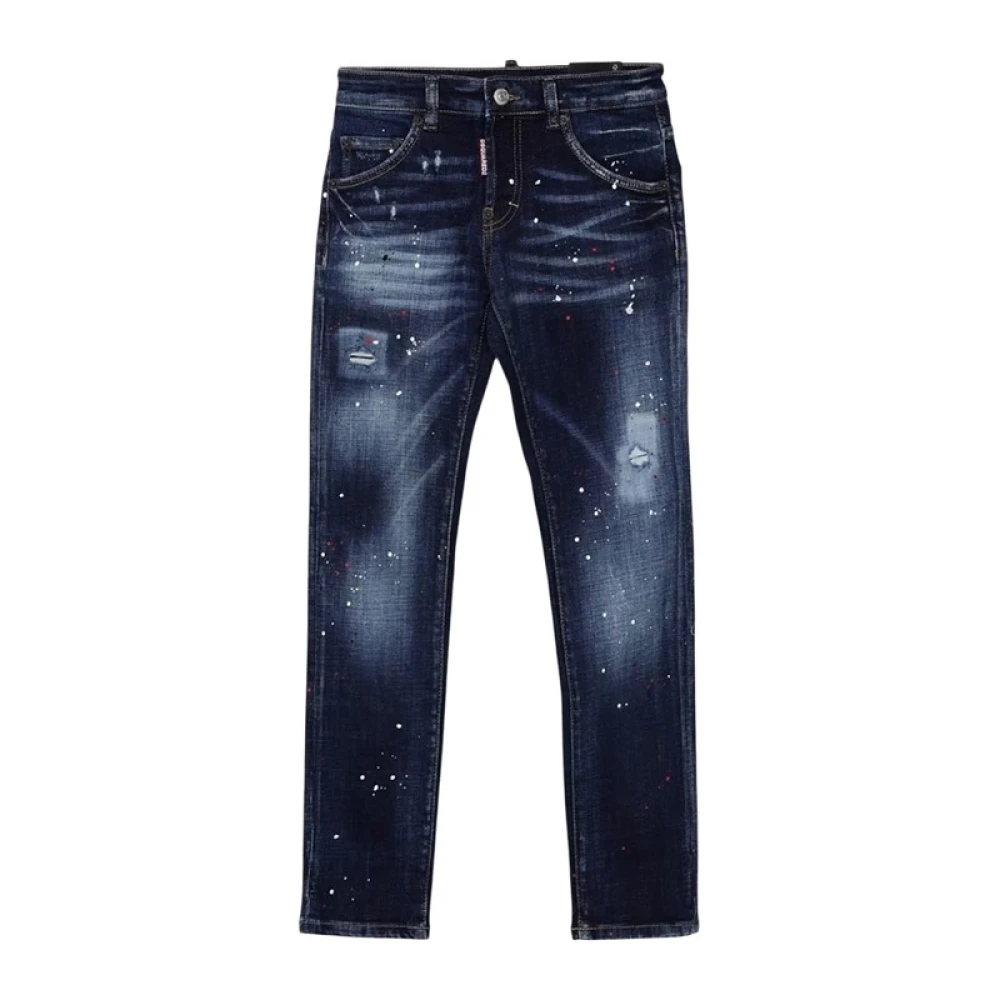 Dsquared2 Unisex Kids Blue Jeans - Jeans - 14 Y - Kids