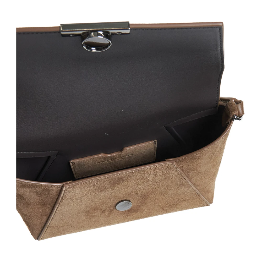 BRUNELLO CUCINELLI Luxe Crossbodytas voor vrouwen Brown Dames