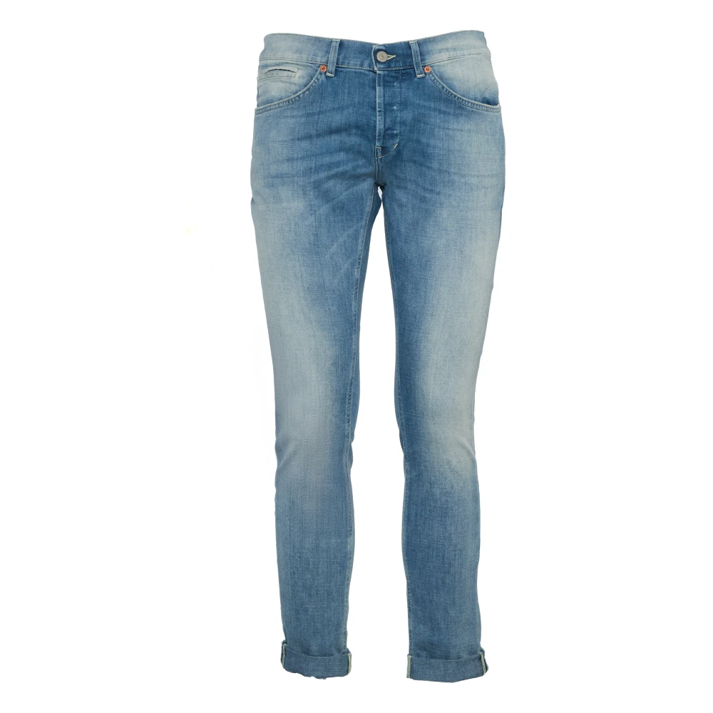 Dondup Slim Fit Blauwe Denim Jeans Blue Heren