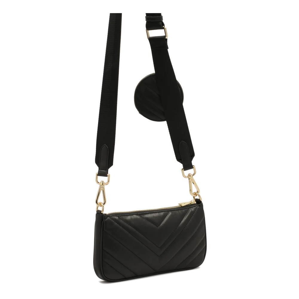 Kazar 3-in-1 handtas op een brede band Black Dames