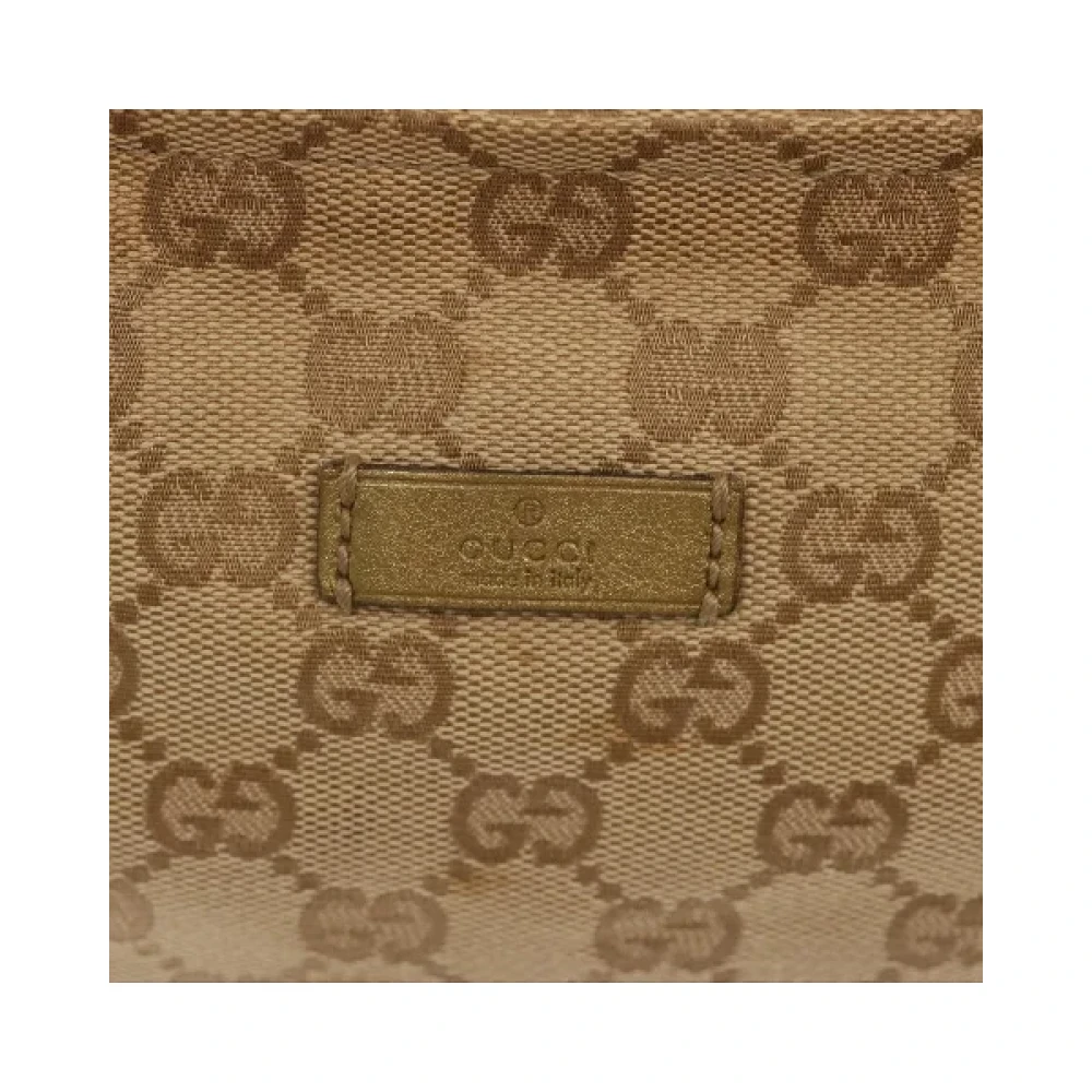 Gucci Vintage Pre-owned Canvas handbags Beige Dames