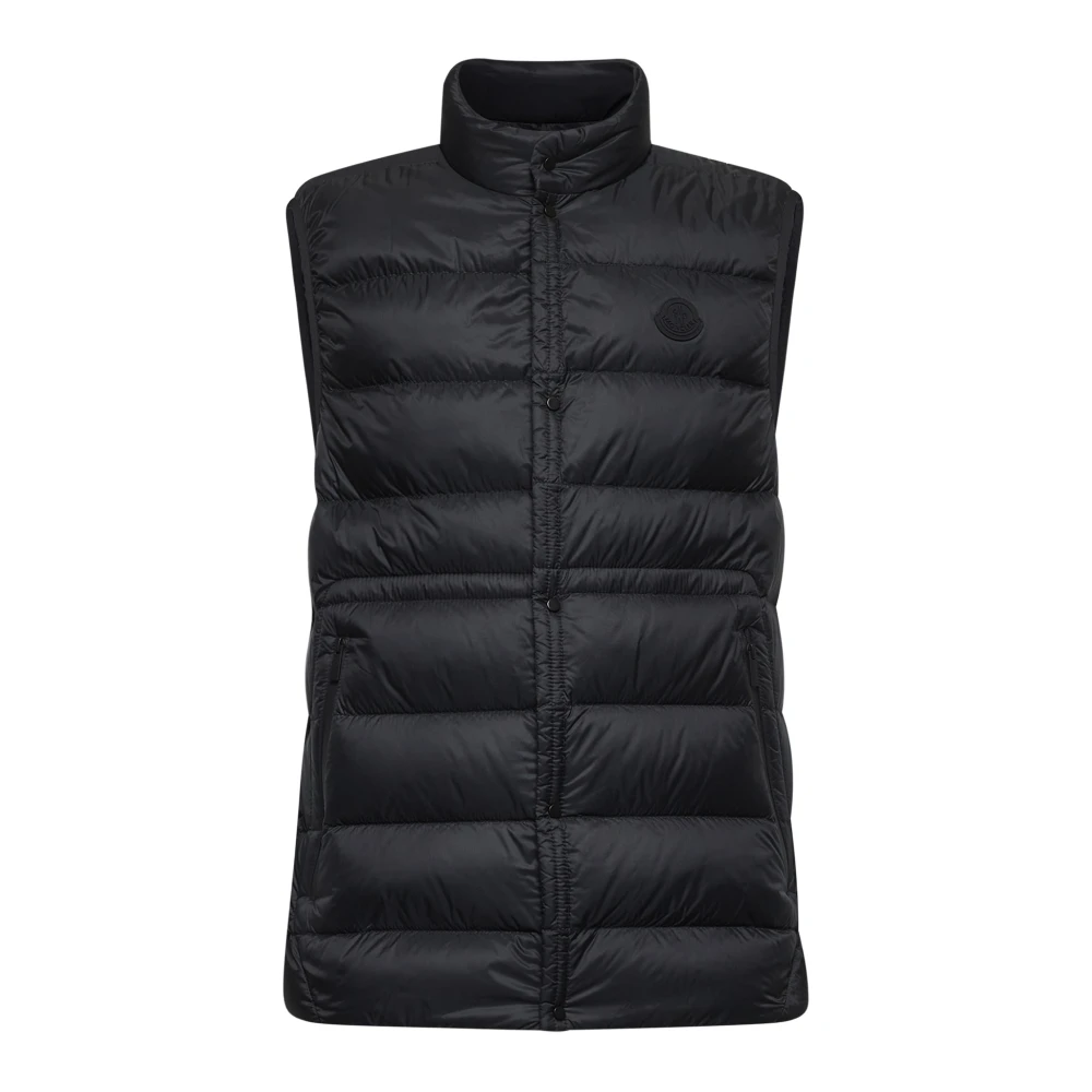Moncler - Jackets > Vests - Black - Moncler - Modalova