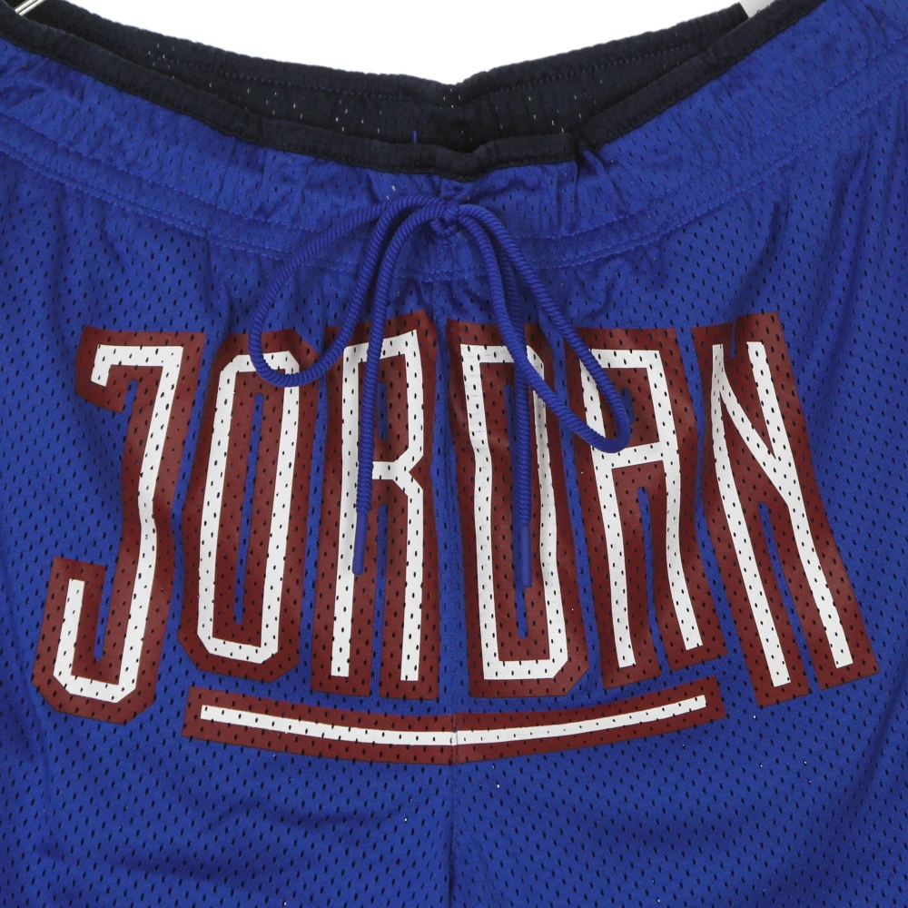Jordan Hybride Sportshorts met Mesh Stof Blue Heren