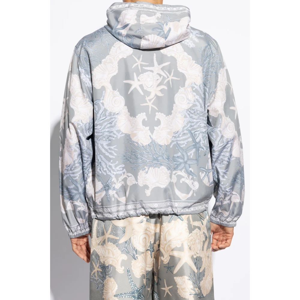 Versace Jas met Barocco Sea print Multicolor Heren