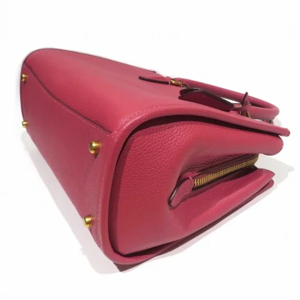 Coach Pre-owned Leather handbags Pink Dames