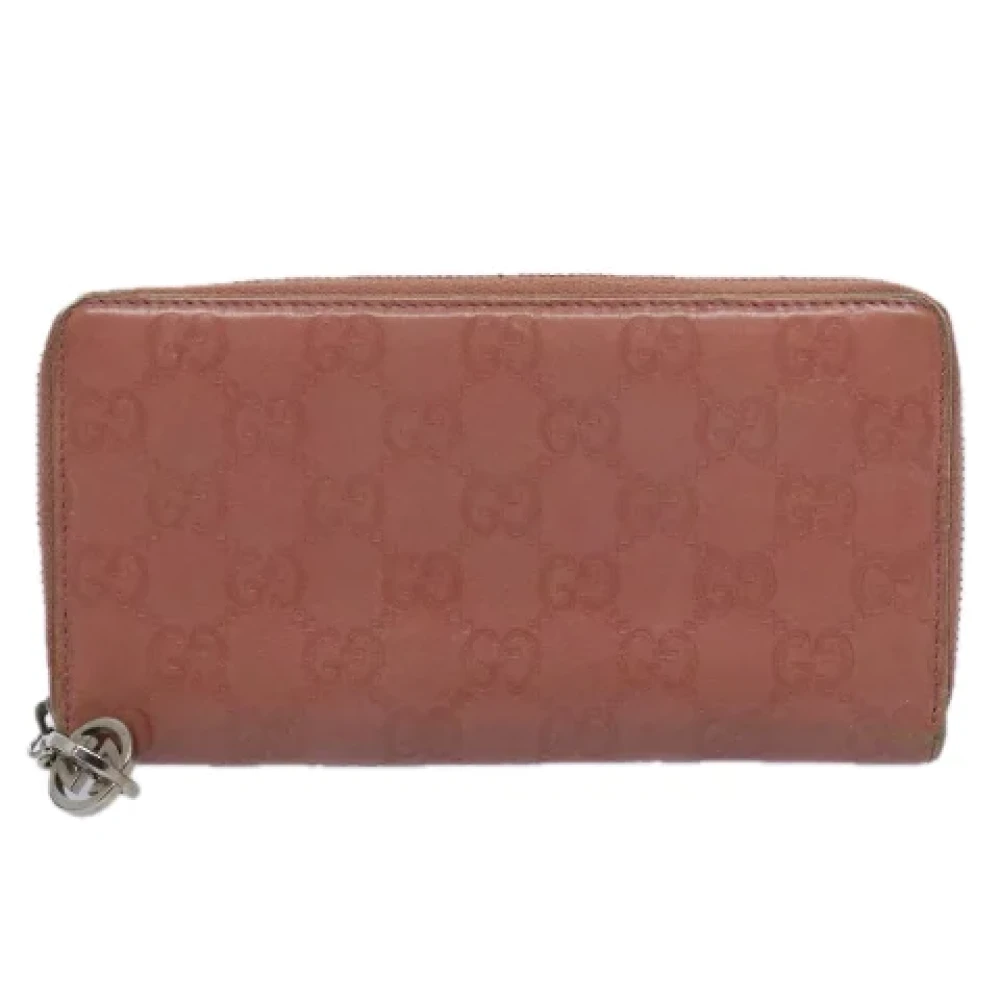 Gucci Vintage Pre-owned Canvas wallets Pink Dames