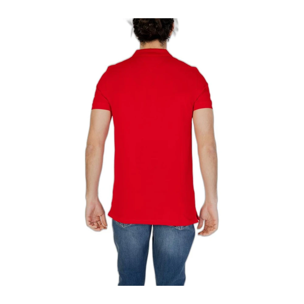 Tommy Jeans Katoenen Polo Shirt Lente Zomer Collectie Red Heren