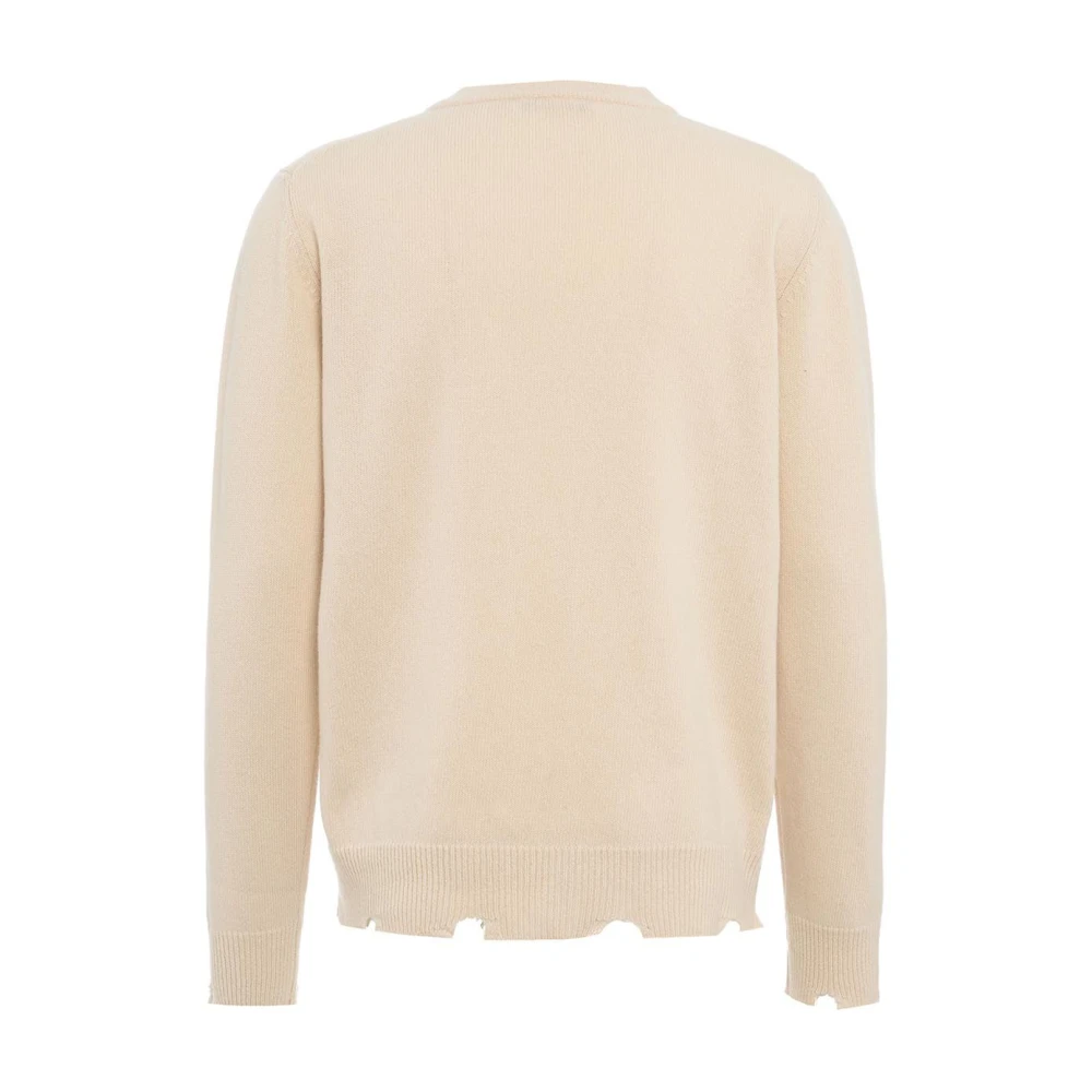 Mauro Grifoni Witte Gebreide Kleding voor Mannen Aw24 Beige Heren