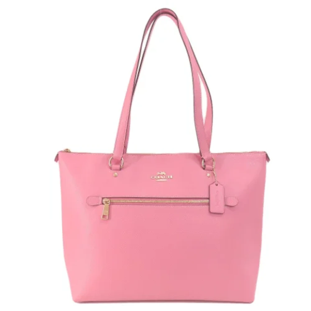 Coach Pre-owned Leather totes Pink Dames