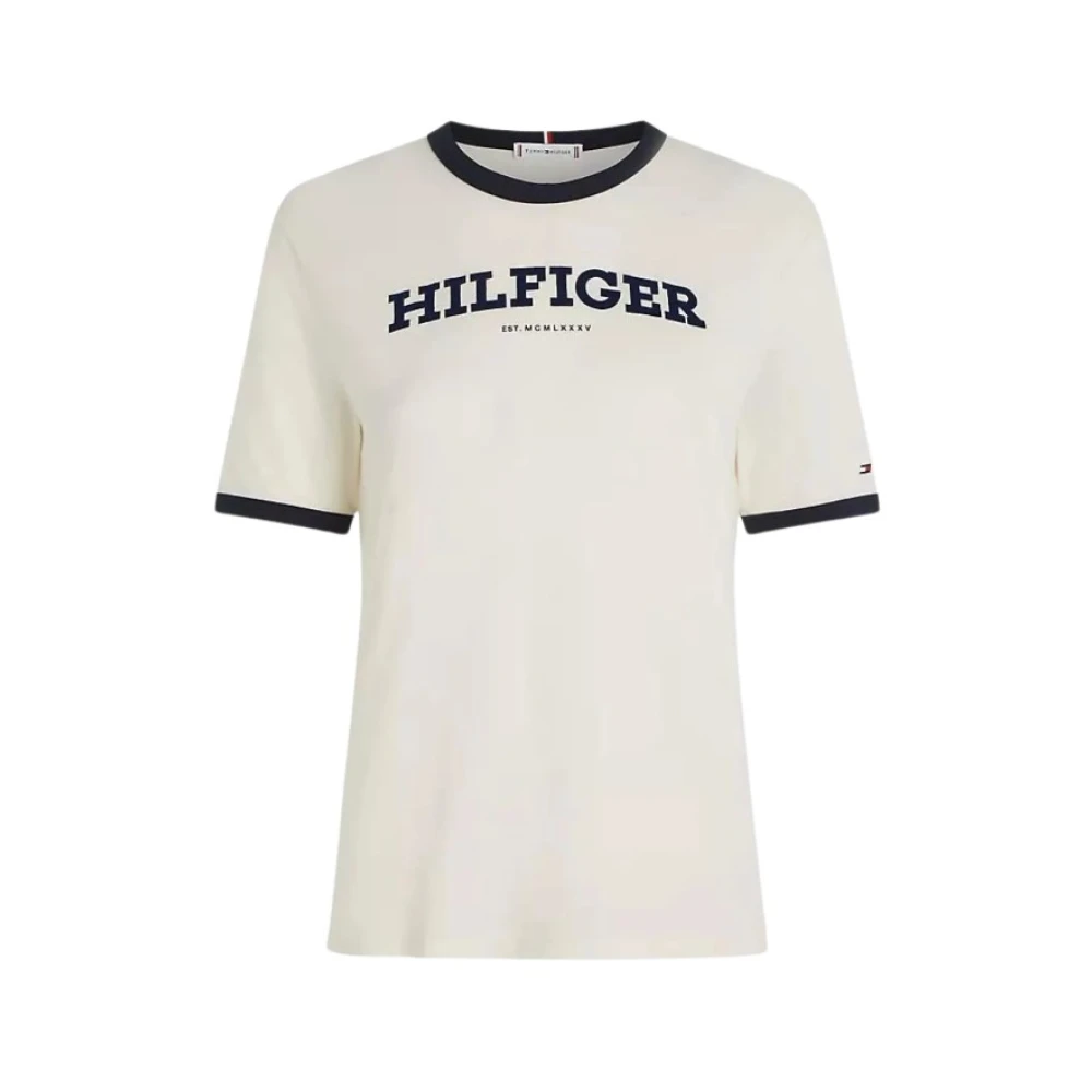 Tommy Hilfiger Women's White Stylish Jumpers Collection Extra Small