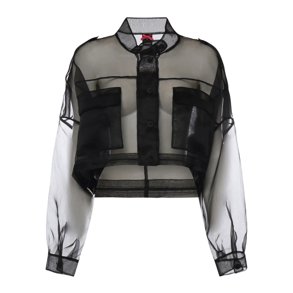 Pinko Women's Black Light Jackets - Light Jackets - M - Jackets