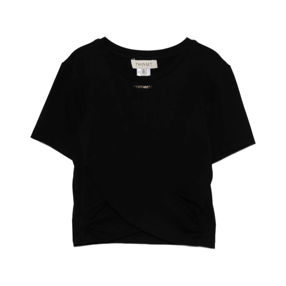 Twinset Unisex Black T-Shirts And Polos