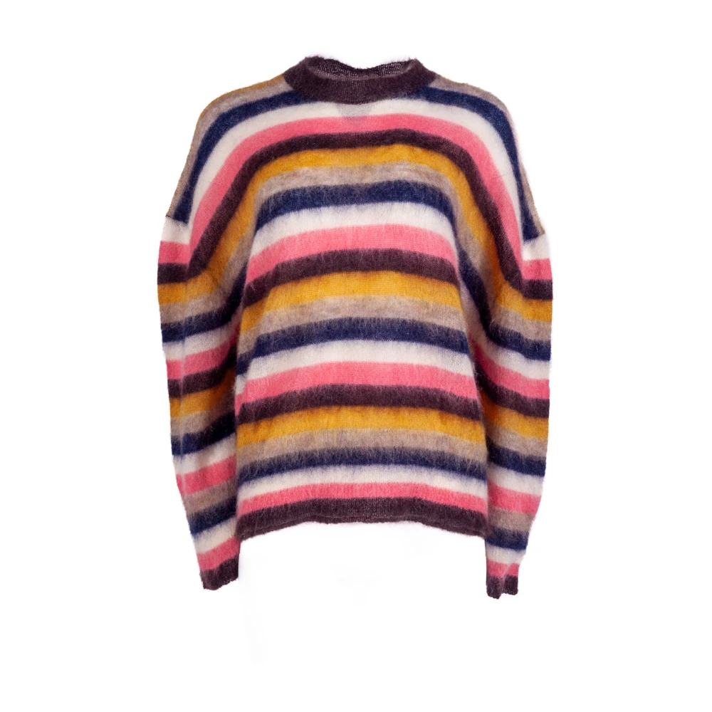 Phisique du Role Gestreepte Mohair Wol Trui Multicolor Dames