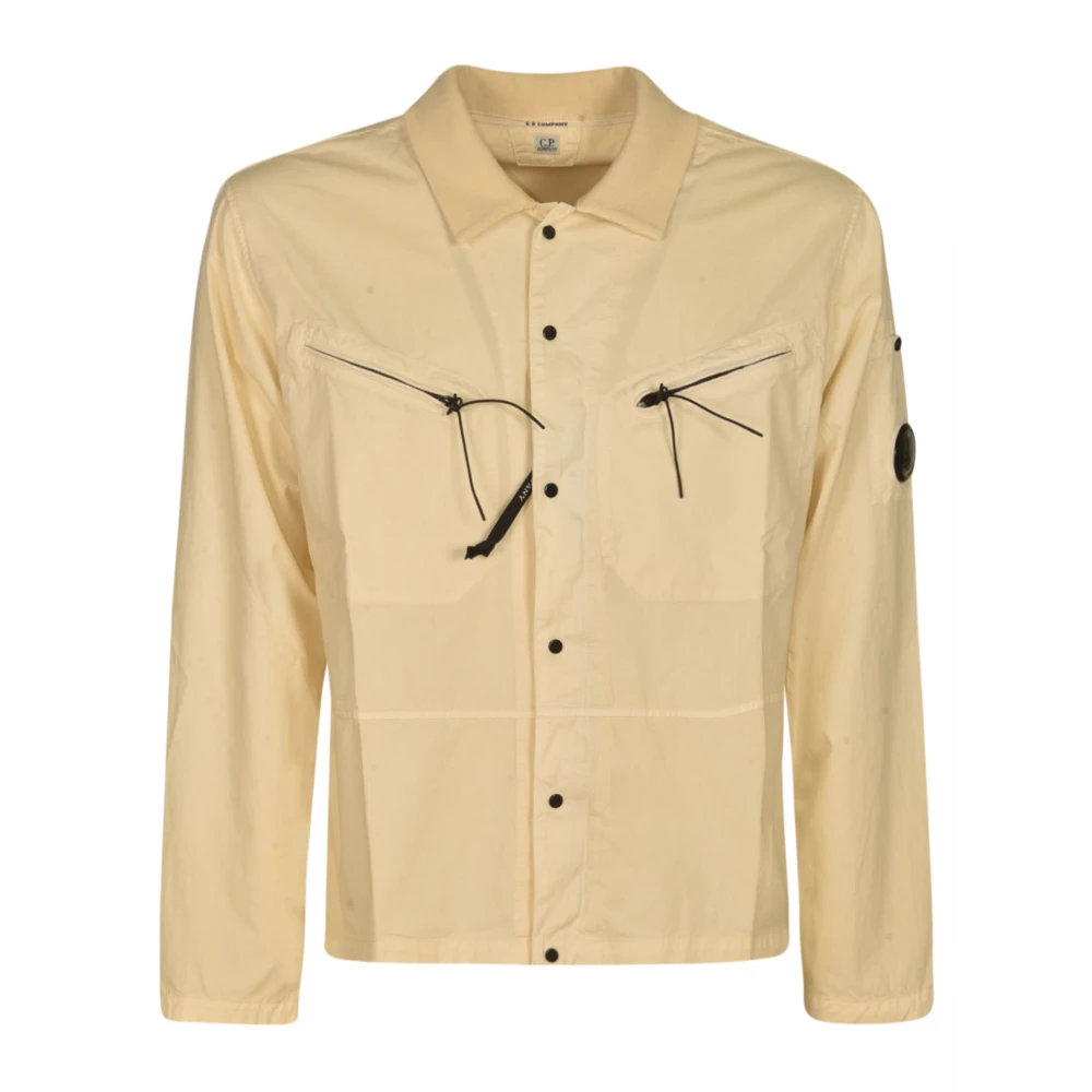 C.P. Company Stijlvolle Overhemden Collectie Beige Heren