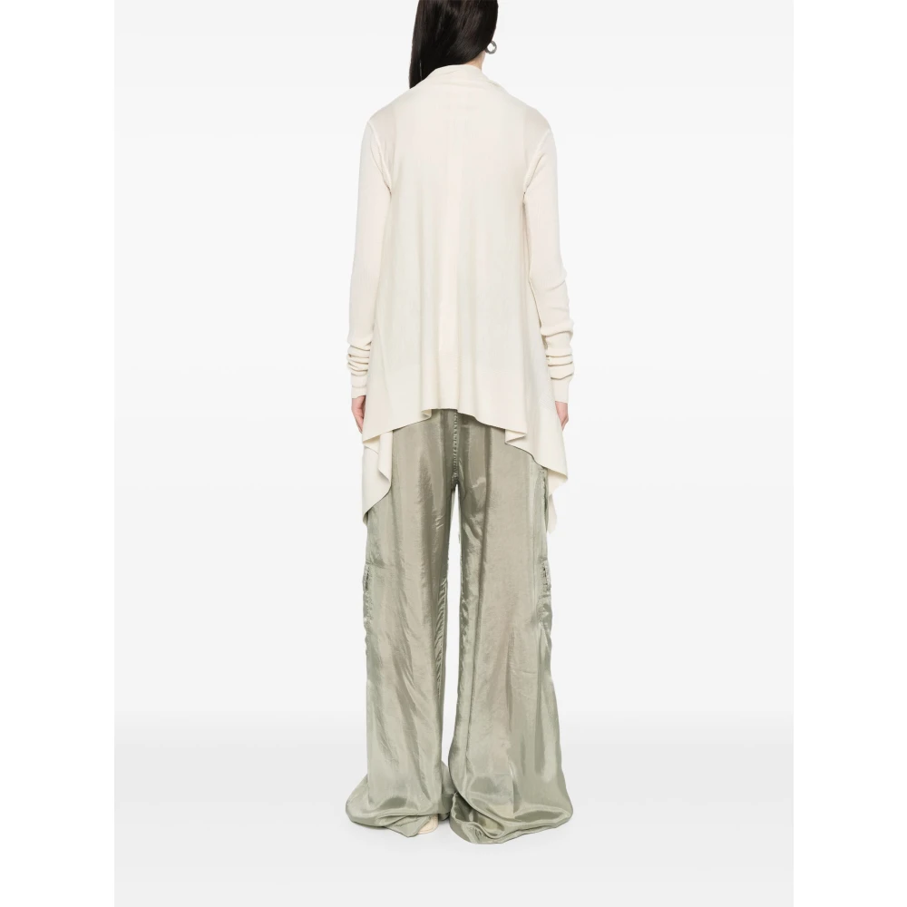 Rick Owens Witte wollen trui met knoopdetail White Dames