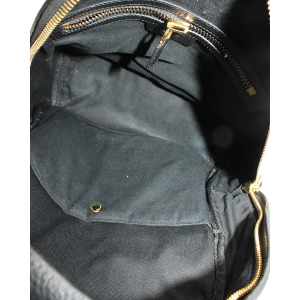 Tom Ford Pre-owned Leather backpacks Black Dames