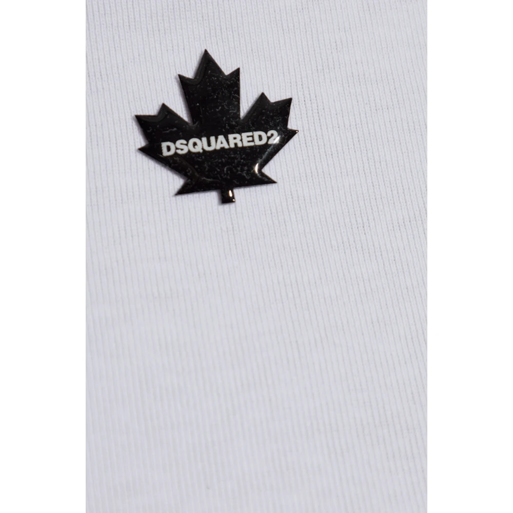 Dsquared2 Top met logo White Dames