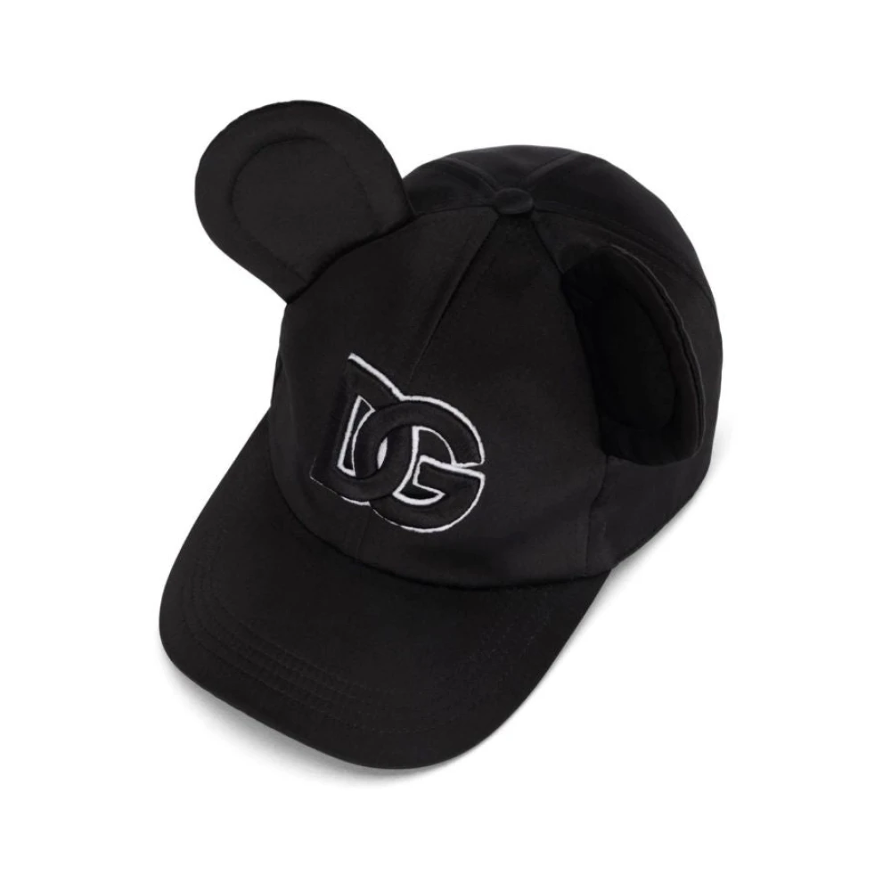 Dolce & Gabbana Mickey Mouse Baseball Cap Black Unisex