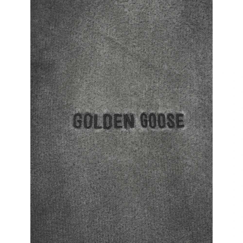Golden Goose Journey Cropped Hoodie met Rits Gray Dames