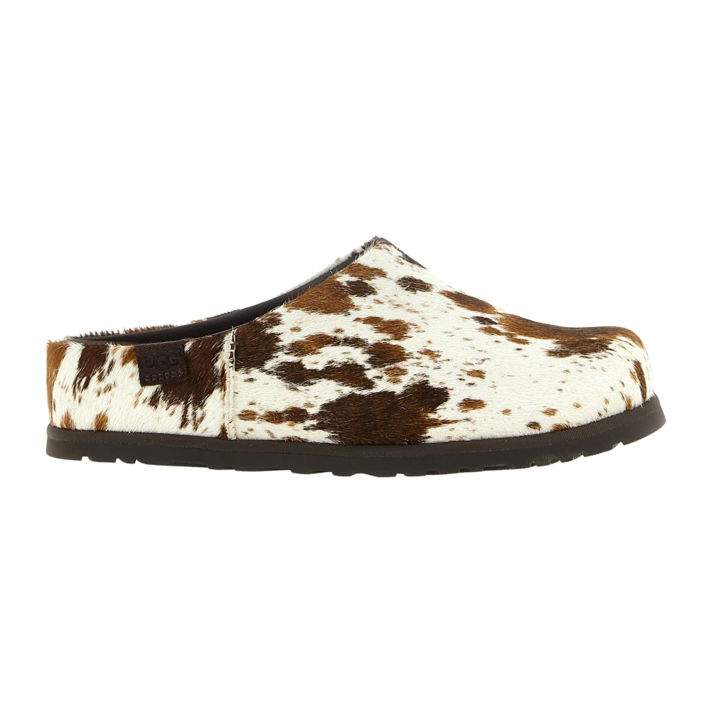 UGG® Otzo Western Clog in Brown Multi, Size 6, Leather/Wool - Image 3
