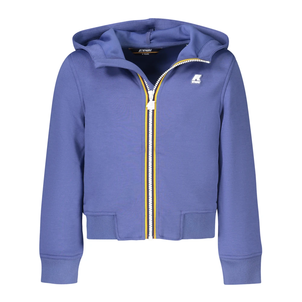 K-Way Unisex Blauw Rainer Spacer Hoodie