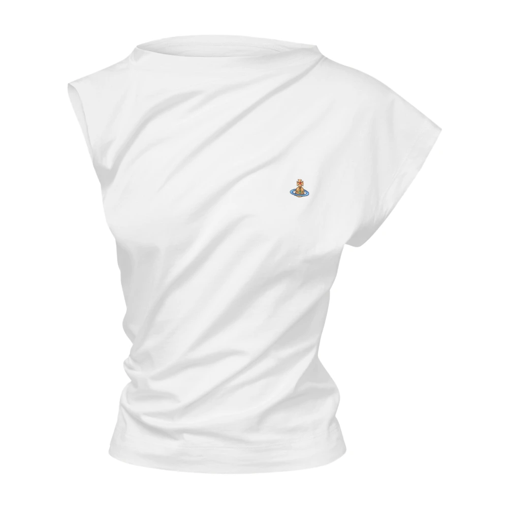 Vivienne Westwood Women's White Hebo T-Shirt - T-Shirts - M - Tops