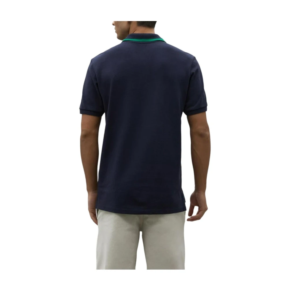 Ecoalf Polo Shirts Blue Heren