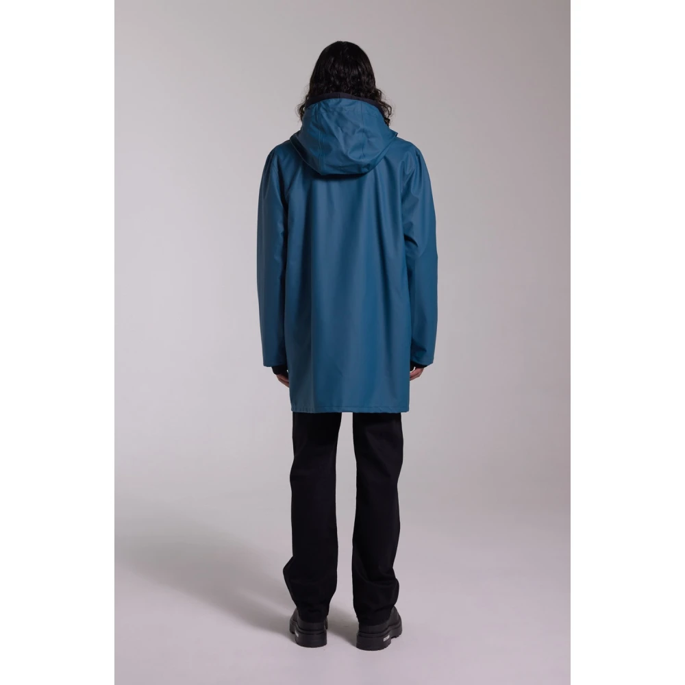 Stutterheim Ultra-Lichte Waterdichte Regenjas Blue Heren