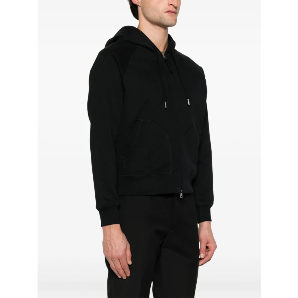 Tom Ford Zwarte hoodie met zakken Black Heren
