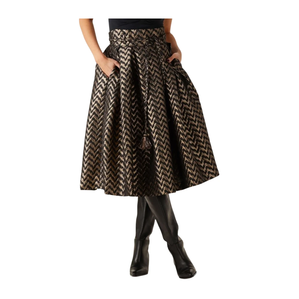 Dea Kudibal Gouden Midi Rok Albi Yellow Dames