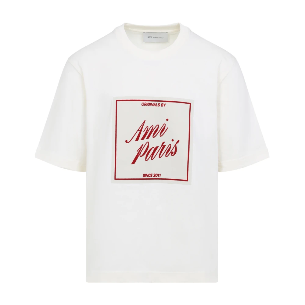 Ami Paris Uomo Beige Top, L, New,