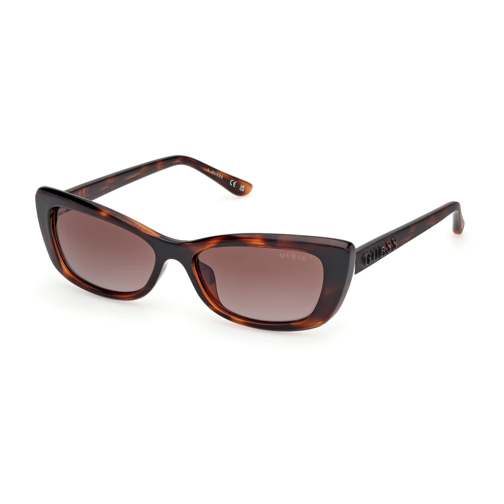 Guess Women's Brown Stylish Sunglasses In Tortoise - Sunglasses - 55 Mm - Accessories