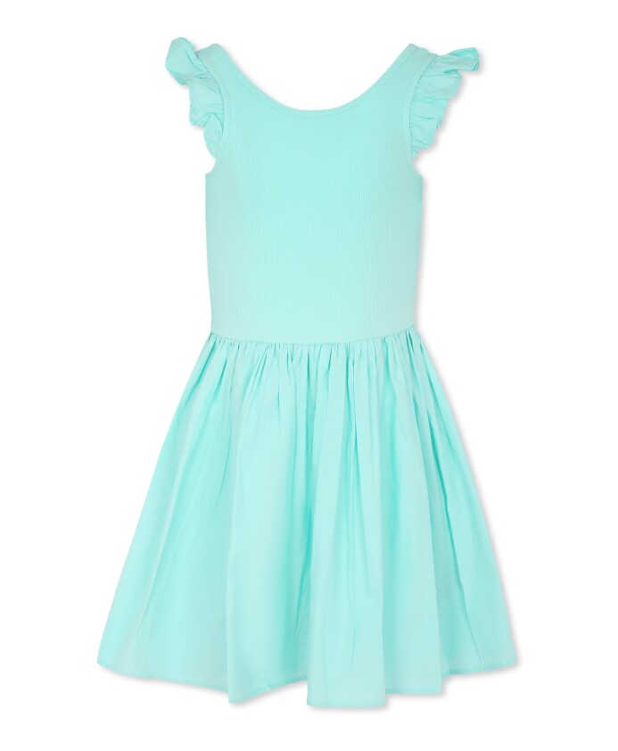 robe-courte-decontractee-verte